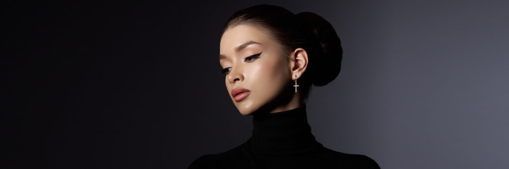 Cross earrings