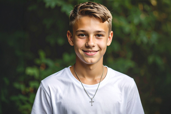 MyCross Silver Cross Necklaces for Boys